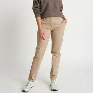 Kit and Ace Navigator Ride Pants Slim Fit Stretchy Neutral Taupe Tan Size 8